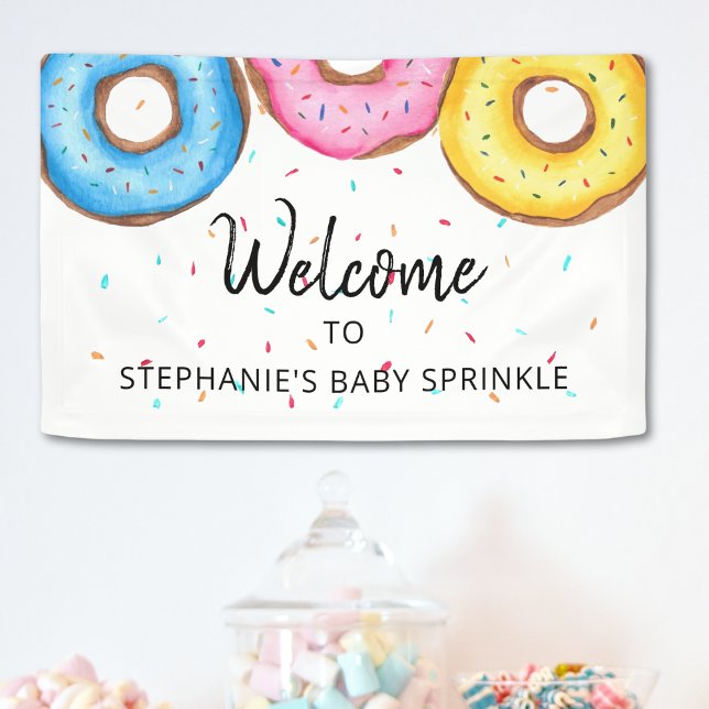 Lona Bienvenida a Donuts Baby Sprinkle (Subido por el creador)