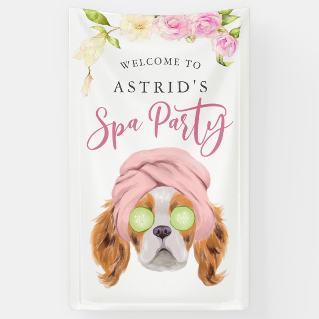 Lona Bienvenida a fiesta de cumpleaños de las chicas Fi (Vertical)
