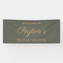 Lona Bienvenida a la ducha de novia con estilo de guion