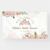 Bienvenida a la ducha de Rosa Vintage Floral Brida