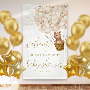 Lona Bienvenida a la fiesta de baby shower 'Apenas pode