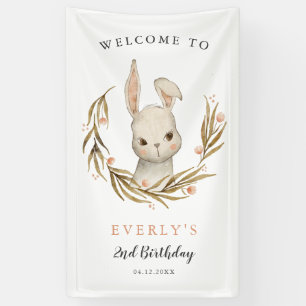 Lona Bienvenida a la fiesta de cumpleaños del Chica Co