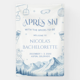 Lona Bienvenida a la fiesta de despedida de soltera de 