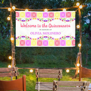 Lona Bienvenida a la Fiesta Floral de Bonito Mexicana