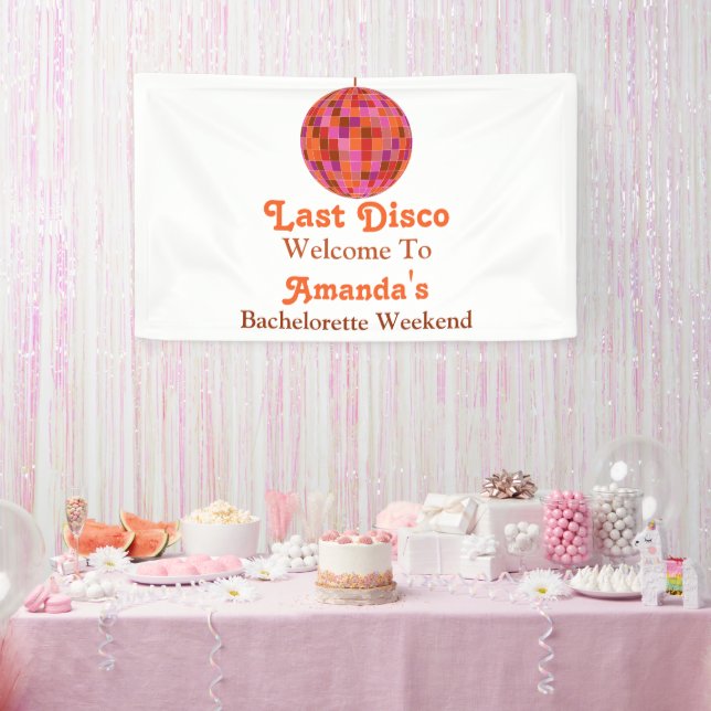 Lona Bienvenida a la última disco de soltera Groovy Nar (Fiesta)