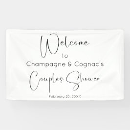 Lona Bienvenida a las parejas de guiones modernos