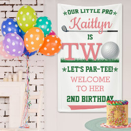 Lona Bienvenida a los 2º cumpleaños del Golf PAR-TEE