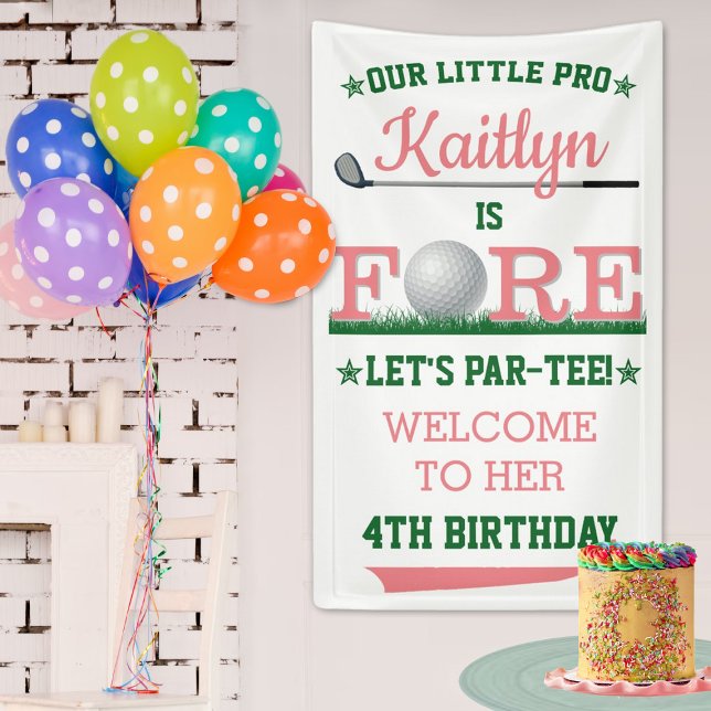 Lona Bienvenida a los 4 cumpleaños del Golf PAR-TEE (Subido por el creador)