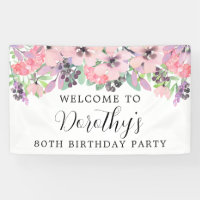Bienvenida a los 80 cumpleaños de Pink Purple Wild