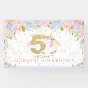 Lona Bienvenida a los cinco cumpleaños de la Corta Rain