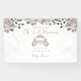 Lona Bienvenida a Princess Rosa Gold Baby Shower