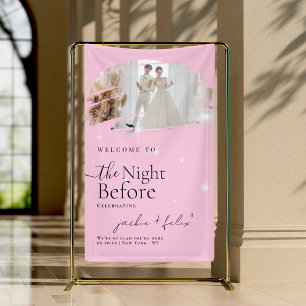 Lona Bienvenida A Una Cena Moderna Y Única