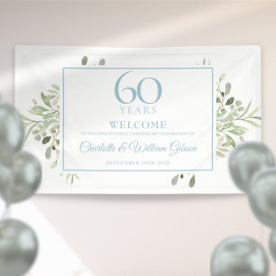 Lona Bienvenida al 60º Aniversario de Bodas de Diamante
