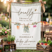 Bienvenida al Baby Shower del Mercado de Agriculto