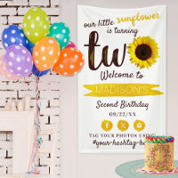 Bienvenida al Fiesta de cumpleaños 2 Little Sunflo