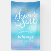 Bienvenida Baby Shower del Heaven Sent Angel Theme