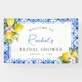 Lona Bienvenida de Despedida de Soltera Floral con Bald