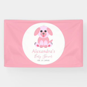 Lona Bienvenida de los pimientos personalizados rosados