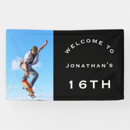 Lona Bienvenida Hombres 16.ª Feria de Cumpleaños Foto N