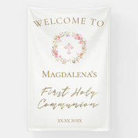 bienvenida niña primera comunión