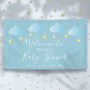 Lona Bienvenida para la lluvia de bebés Twinkle Sprinkl