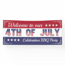 Bienvenida personalizable 4 de Julio Estrellas y R