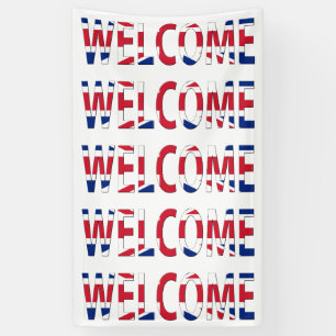 Lona Bienvenida superpuesta en Union Jack Flag (v) bnrc