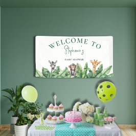 Lona Bienvenida Wild One Baby Shower
