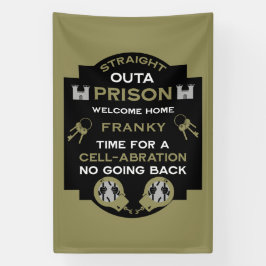 Lona Bienvenido a casa desde la prisión