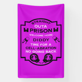 Lona Bienvenido a casa desde la prisión