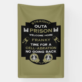 Lona Bienvenido a casa desde la prisión