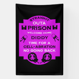 Lona Bienvenido a casa desde la prisión