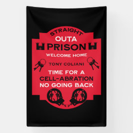 Lona Bienvenido a casa desde la prisión