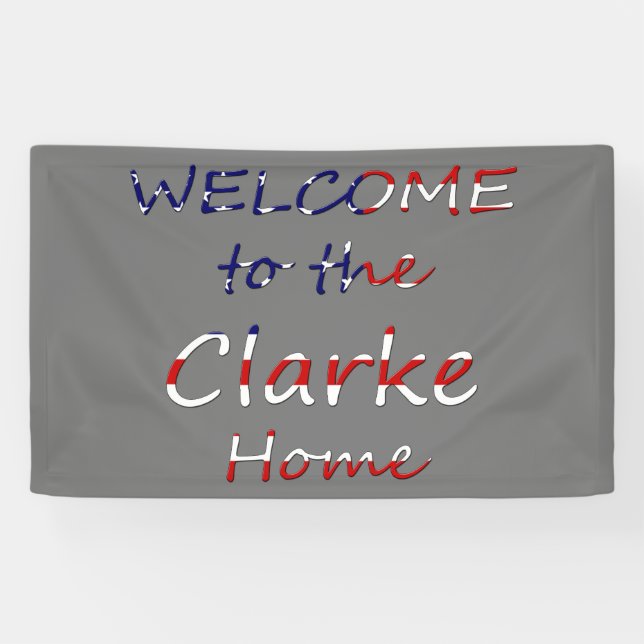 Lona Bienvenido a la página principal de YourName en la (Horizontal)