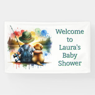 Lona Bienvenido a nuestro Baby Shower Personalizado
