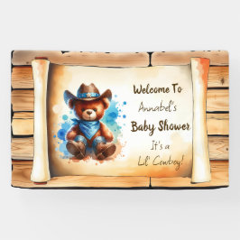 Lona Bienvenido a nuestro Baby Shower Personalizado