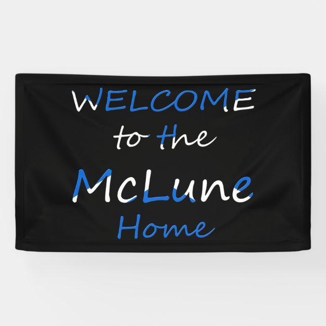 Lona Bienvenido al bnrcnt de la bandera escocesa de You (Horizontal)