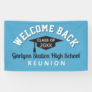 Lona ¡Bienvenido de vuelta! Reunión de clases