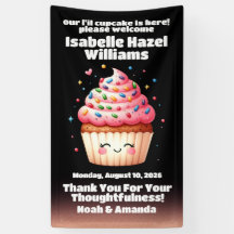 Bienvenidos a Baby Shower a Cupcake Cute L'il