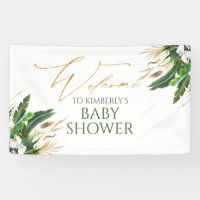 Bienvenidos a Baby Shower de Orquídea Blanca Tropi