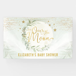 Lona Bienvenidos a Baby Shower Dreamy Moon Star Greener