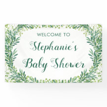 Bienvenidos a Baby Shower Greenery