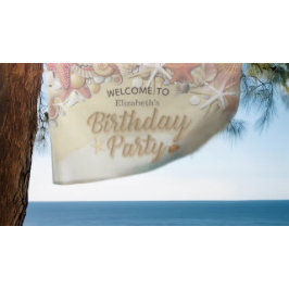 Lona Bienvenidos a la fiesta de cumpleaños de Summer Be