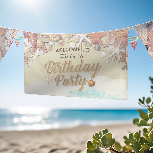 Lona Bienvenidos a la fiesta de cumpleaños de Summer Be (Subido por el creador)