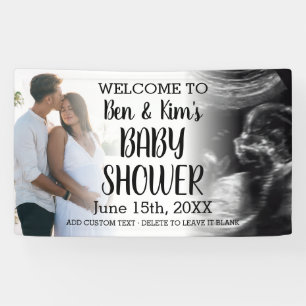 Lona Bienvenidos a la foto del Personalizado de Baby Sh