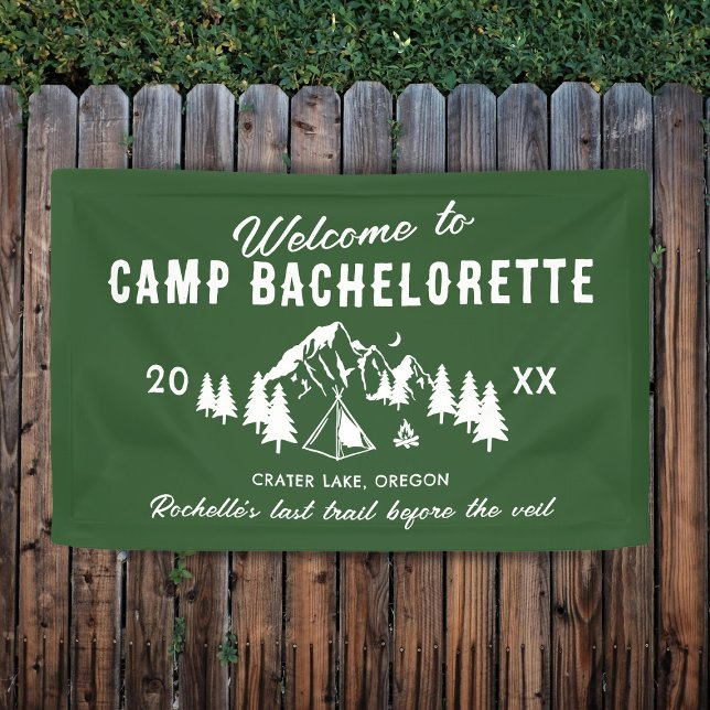 Lona Bienvenidos al Camp Bachelorette (Subido por el creador)