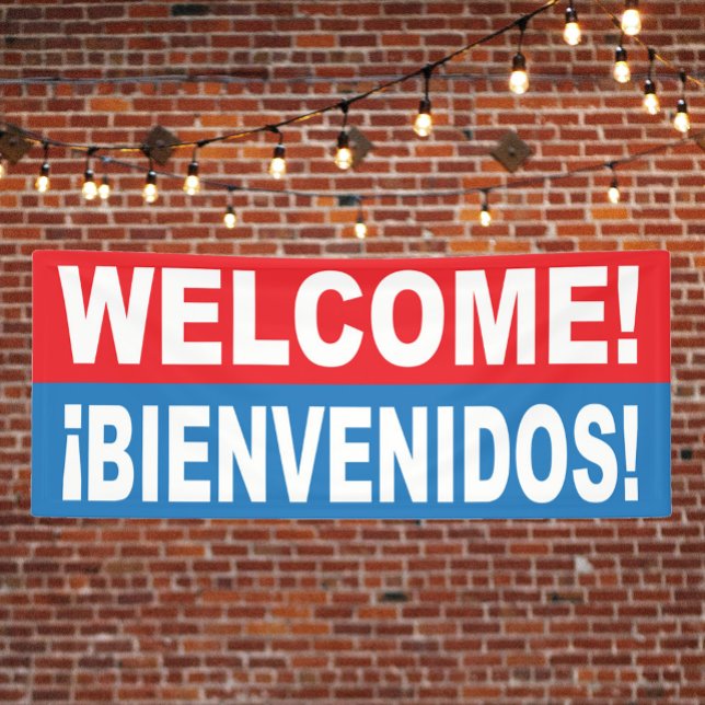 Lona Bienvenidos Banner en español (Subido por el creador)