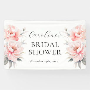 Lona BIENVENIDOS Floral Peonies DUCHA BRIDAL rosa Rubor