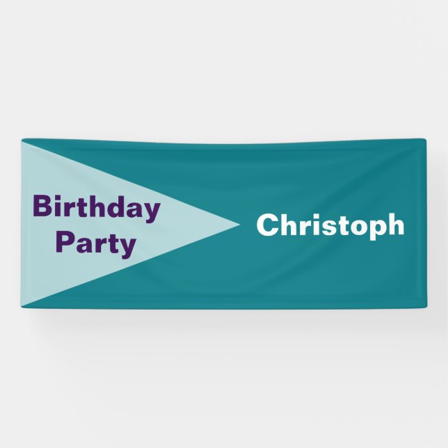 Lona BIG TRIANGLE blanco transparente + tus ideas (Horizontal)