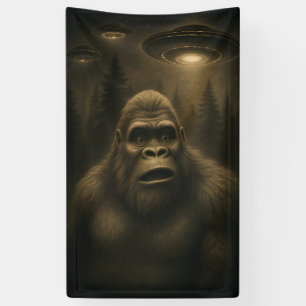 Lona Bigfoot Sasquatch Alien UFO Funny